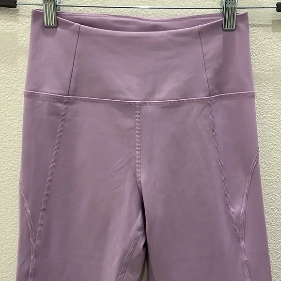 Girlfriend Collective #4008 High Waist 7/8 Leggings Small Purple - Picture 2 of 8